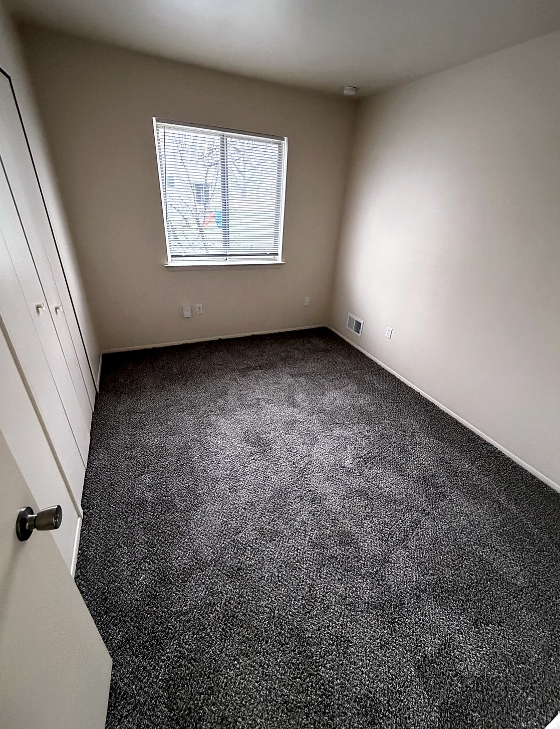 Finished carpet room