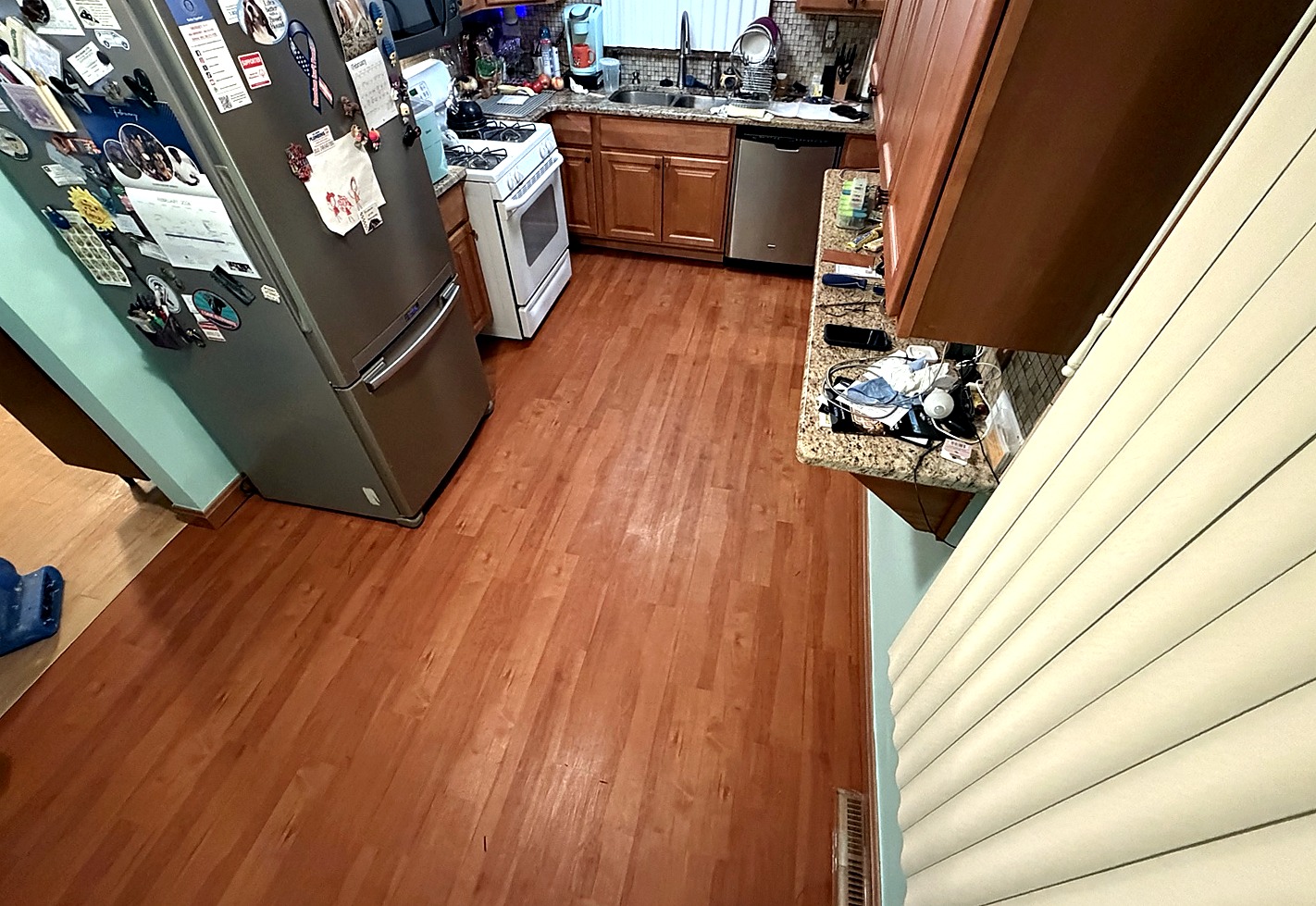 Kitchen flooring installation